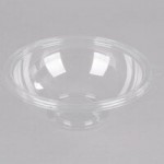Fineline 5048-FL Super Bowl 48 oz. Clear PET Plastic Flat Lid - 50/Case