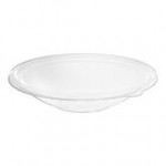 Visions 24 oz. Black PET Plastic Round Wide Catering / Serving Bowl - 25/Pack