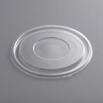 Visions 24 oz. Black PET Plastic Round Wide Catering / Serving Bowl - 25/Pack