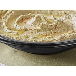Visions 24 oz. Black PET Plastic Round Wide Catering / Serving Bowl - 25/Pack