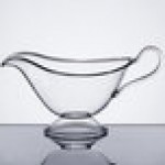 Fineline Platter Pleasers 3700-CL 16.9 oz. Clear Plastic Gravy / Sauce Boat