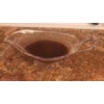 Fineline Platter Pleasers 3700-CL 16.9 oz. Clear Plastic Gravy / Sauce Boat