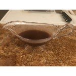 Fineline Platter Pleasers 3700-CL 16.9 oz. Clear Plastic Gravy / Sauce Boat