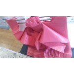 Choice 1/10 XS Size Purple Unprinted Embossed Medium-Duty Plastic T-Shirt Bag - 1,500/Case