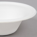 EcoChoice 8 oz. Compostable White Plant Fiber Bowl - 125/Pack
