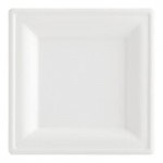 EcoChoice 8 oz. Compostable White Plant Fiber Bowl - 125/Pack