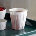 Genpak W400F Harvest Paper 4 oz. White Paper Souffle / Drinking Cup - 2,500/Case Genpak W400F Harvest Paper 4 oz. White Paper Souffle / Drinking Cup - 2,500/Case