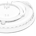Choice PET Plastic Lid for 0.5 to 1.25 oz. Souffle Cup / Portion Cup - 2,500/Case