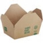 New Roots Kraft PLA-Lined Compostable #8 Take-Out Container 6