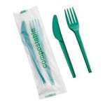 New Roots Kraft PLA-Lined Compostable #8 Take-Out Container 6