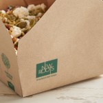 New Roots Kraft PLA-Lined Compostable #8 Take-Out Container 6