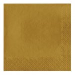 Creative Converting 953276 Glittering Gold 3-Ply Guest Towel / Buffet Napkin - 16/Pack Creative Converting 953276 Glittering Gold 3-Ply Guest Towel / Buffet Napkin - 16/Pack