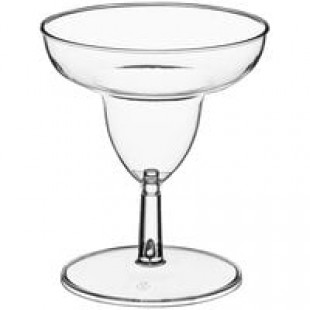 Fineline Tiny Temptations 6402-CL 2 oz. Tiny Toasts 2-Piece Clear Plastic Cup - 120/Case