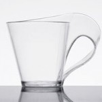 Fineline Tiny Temptations 6402-CL 2 oz. Tiny Toasts 2-Piece Clear Plastic Cup - 120/Case