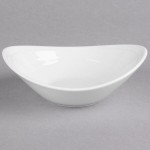 Reserve by Libbey 987659386 Silk 4 oz. Oval Royal Rideau White Porcelain Bowl - 36/Case Reserve by Libbey 987659386 Silk 4 oz. Oval Royal Rideau White Porcelain Bowl - 36/Case