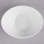 Reserve by Libbey 987659386 Silk 4 oz. Oval Royal Rideau White Porcelain Bowl - 36/Case Reserve by Libbey 987659386 Silk 4 oz. Oval Royal Rideau White Porcelain Bowl - 36/Case