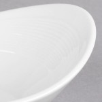 Reserve by Libbey 987659386 Silk 4 oz. Oval Royal Rideau White Porcelain Bowl - 36/Case Reserve by Libbey 987659386 Silk 4 oz. Oval Royal Rideau White Porcelain Bowl - 36/Case