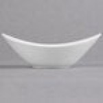 Reserve by Libbey 987659386 Silk 4 oz. Oval Royal Rideau White Porcelain Bowl - 36/Case Reserve by Libbey 987659386 Silk 4 oz. Oval Royal Rideau White Porcelain Bowl - 36/Case