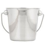 American Metalcraft SSP61 Mini Stainless Steel Pail - 6 1/4