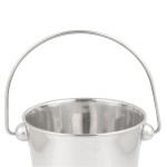 American Metalcraft SSP61 Mini Stainless Steel Pail - 6 1/4