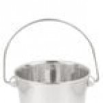 American Metalcraft SSP61 Mini Stainless Steel Pail - 6 1/4