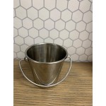 American Metalcraft SSP61 Mini Stainless Steel Pail - 6 1/4