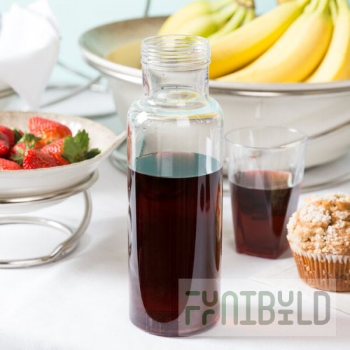 Cal-Mil 3300-28 28 oz. Polycarbonate Salad Dressing and Juice Bottle