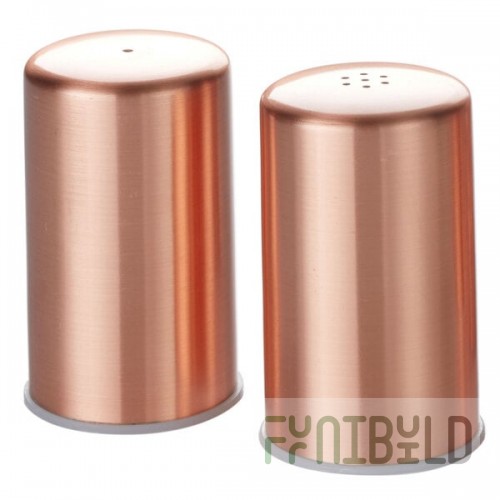 American Metalcraft CSP2 2 oz. Copper Salt and Pepper Shaker Set - 12/Case