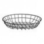 American Metalcraft WIB100 Black Round Wire Basket - 10