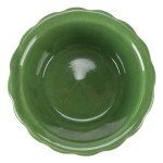 CAC RMK-F2G Festiware 2 oz. Green China Floral Ramekin - 48/Case