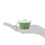 CAC RMK-F2G Festiware 2 oz. Green China Floral Ramekin - 48/Case