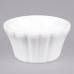 CAC RMK-F2G Festiware 2 oz. Green China Floral Ramekin - 48/Case