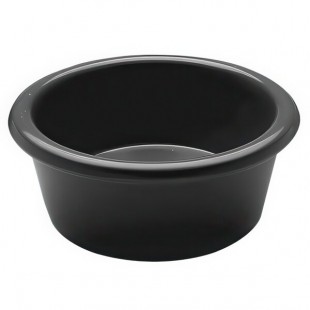 Elite Global Solutions R4SM Melamine Ramekins 4 oz. Black Round Melamine Ramekin - 6/Case