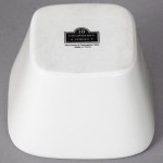 10 Strawberry Street WTR-3TPRBWL Whittier 5 oz. White Square Porcelain Tapered Bowl - 36/Case 10 Strawberry Street WTR-3TPRBWL Whittier 5 oz. White Square Porcelain Tapered Bowl - 36/Case