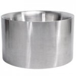 Front of the House Soho 6 oz. Matte Black Brushed Stainless Steel Round Ramekin - 12/Case Front of the House Soho 6 oz. Matte Black Brushed Stainless Steel Round Ramekin - 12/Case