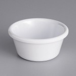 Acopa 6 oz. White Smooth Melamine Ramekin - 12/Case