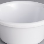 Acopa 6 oz. White Smooth Melamine Ramekin - 12/Case