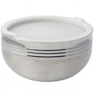 Bon Chef 9316 7 Qt. Triple Wall Cold Wave Bowl with Stacking Cover Bon Chef 9316 7 Qt. Triple Wall Cold Wave Bowl with Stacking Cover