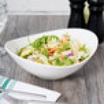 Tuxton AMU-404 Napa AlumaTux Pearl White (European White) 1.25 qt. China Capistrano Bowl - 12/Case Tuxton AMU-404 Napa AlumaTux Pearl White (European White) 1.25 qt. China Capistrano Bowl - 12/Case