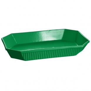 TableCraft CW2020GN 13 Qt. Green Cast Aluminum Octagon Casserole Dish