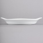 Libbey 911194442 Chef's Selection 43 oz. Aluma White Porcelain Handled Dish - 12/Case