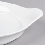 Libbey 911194442 Chef's Selection 43 oz. Aluma White Porcelain Handled Dish - 12/Case