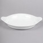 Libbey 911194442 Chef's Selection 43 oz. Aluma White Porcelain Handled Dish - 12/Case