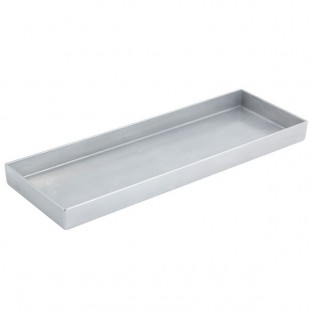 Bon Chef 9517PG 64 oz. Pewter-Glo Cast Aluminum Straight Sided Rectangular Bowl Bon Chef 9517PG 64 oz. Pewter-Glo Cast Aluminum Straight Sided Rectangular Bowl