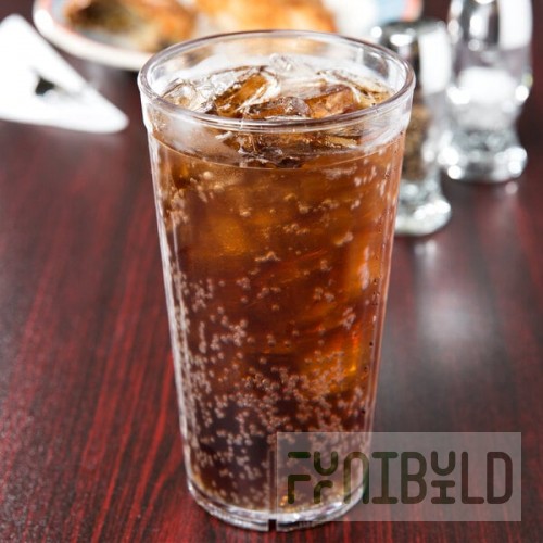 GET 8823-CL Spektrum 22 oz. Clear Customizable SAN Plastic Tumbler - 72/Case