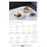 Cal-Mil Emery 128 oz. White Round Melamine Bowl - 6/Case