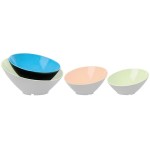 GET B-789-BL/BK Brasilia 1.1 Qt. Blue and Black Slanted Melamine Bowl - 6/Case GET B-789-BL/BK Brasilia 1.1 Qt. Blue and Black Slanted Melamine Bowl - 6/Case