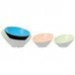 GET B-789-BL/BK Brasilia 1.1 Qt. Blue and Black Slanted Melamine Bowl - 6/Case GET B-789-BL/BK Brasilia 1.1 Qt. Blue and Black Slanted Melamine Bowl - 6/Case