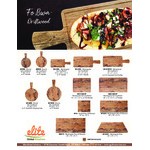Elite Global Solutions M510RC Fo Bwa Rectangular Faux Driftwood Serving Board with Handle - 10 1/2 Elite Global Solutions M510RC Fo Bwa Rectangular Faux Driftwood Serving Board with Handle - 10 1/2