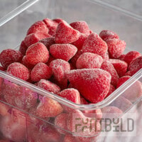 22 lb. IQF Organic Whole Strawberries
